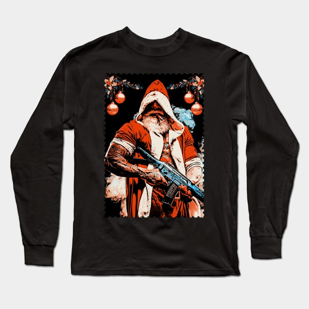 Merry Christmas B*tches Long Sleeve T-Shirt by enk